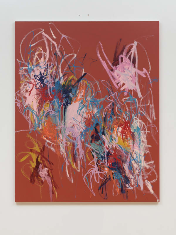 Artwork: A’Driane Nieves  An Epigenetic Inheritance of Joy, 2022  Acrylic, house paint, Belgian linen on basswood stretchers  203.2 x 162.6 x 3.8 cm (80 x 64 x 1 1/2 in.)