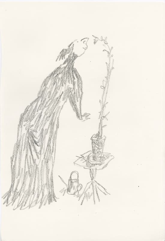 In Praise of Potted Plants #13, 2019  SOLD