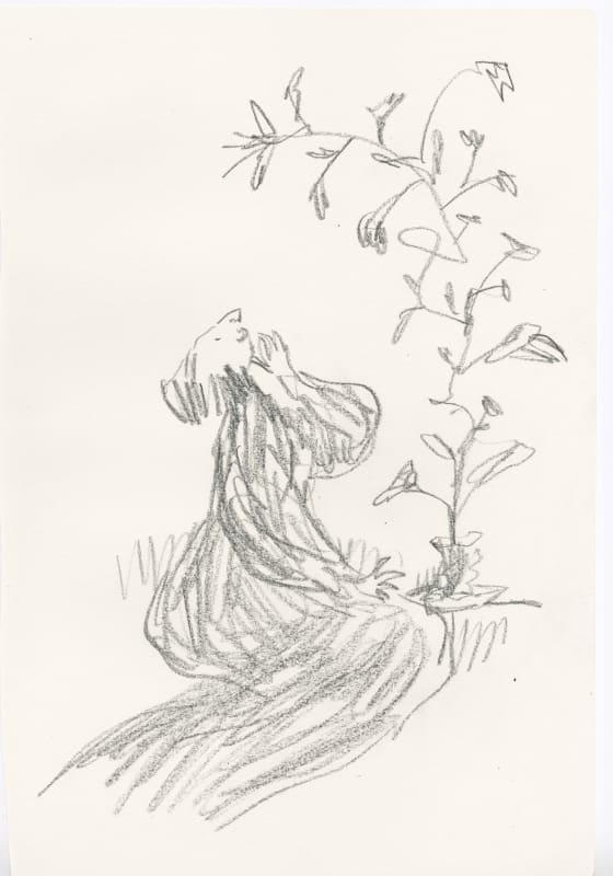 In Praise of Potted Plants #20, 2019  SOLD
