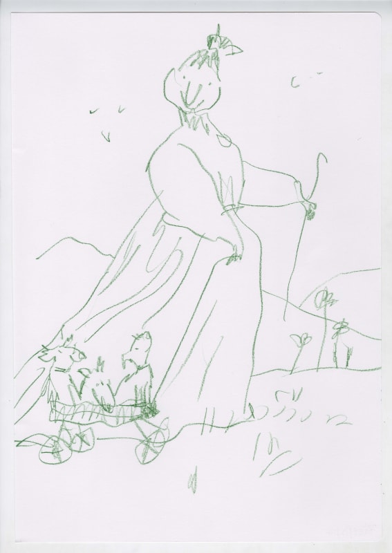 Ladies and their Dogs #14, 2020  £1200
