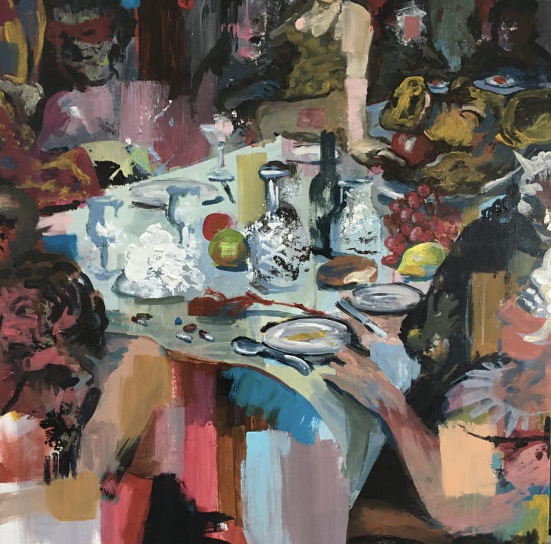 Chris Bruce  Top Table  acrylic on canvas