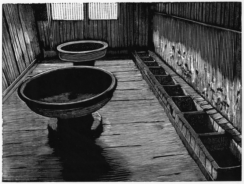 Chris Pig  Washroom Sachsenhausen