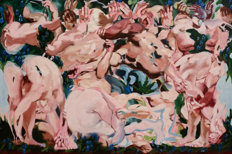 Eleanor Johnson  Slick With Olive Oil  oil on canvas  First Prize Winner