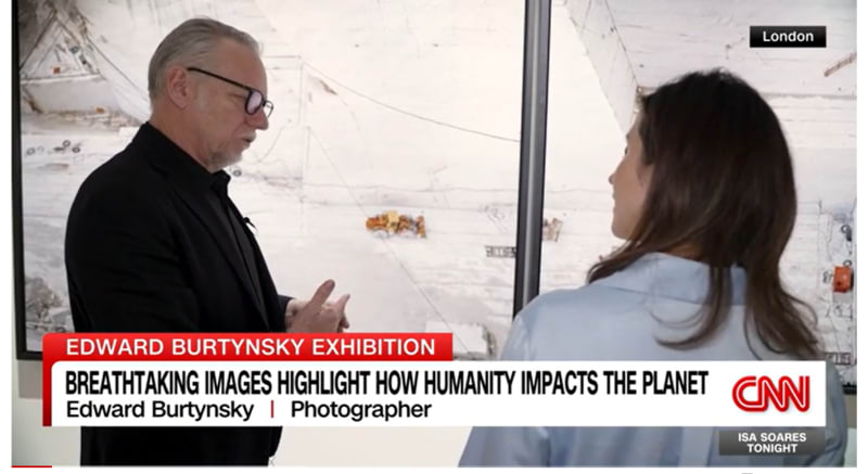 Edward Burtynsky interview on CNN