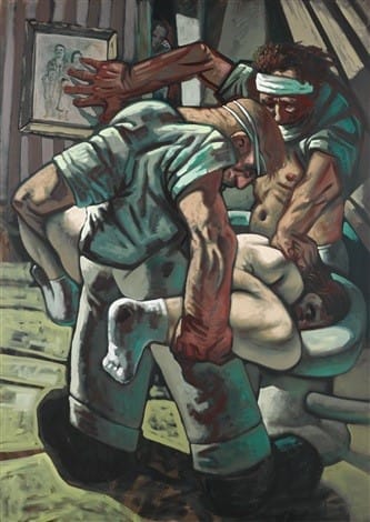 Peter Howson's Croatian and Muslim featured in Mary Beard's Forbidden Art on BBC Two
