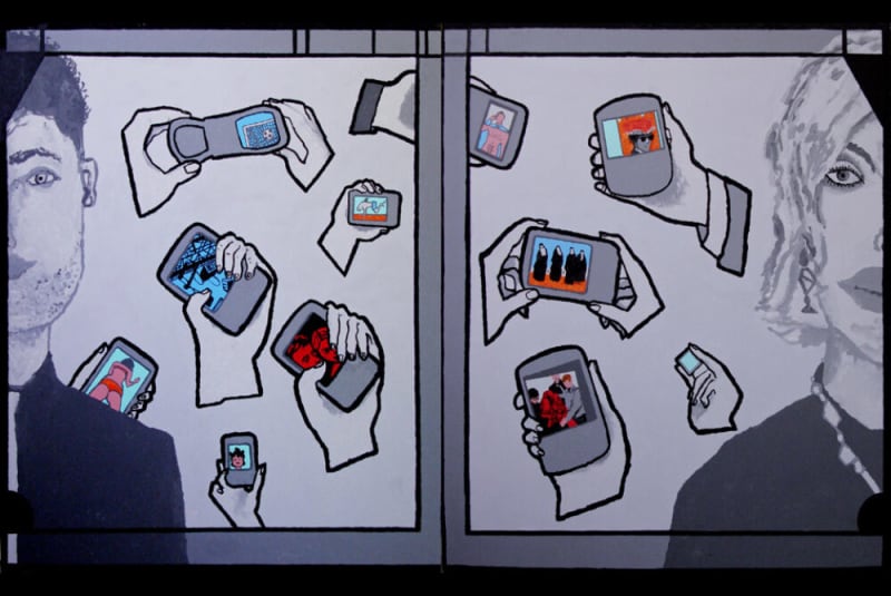 Derek Boshier at Flowers Gallery in New York featured in ArtDaily.com