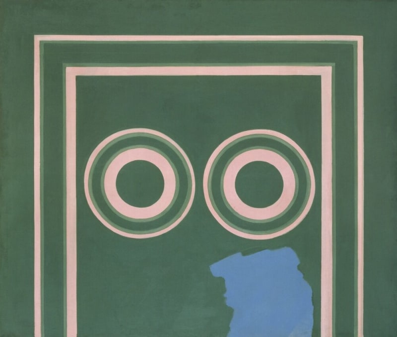 Bernard Cohen painting displayed at Tate Britain