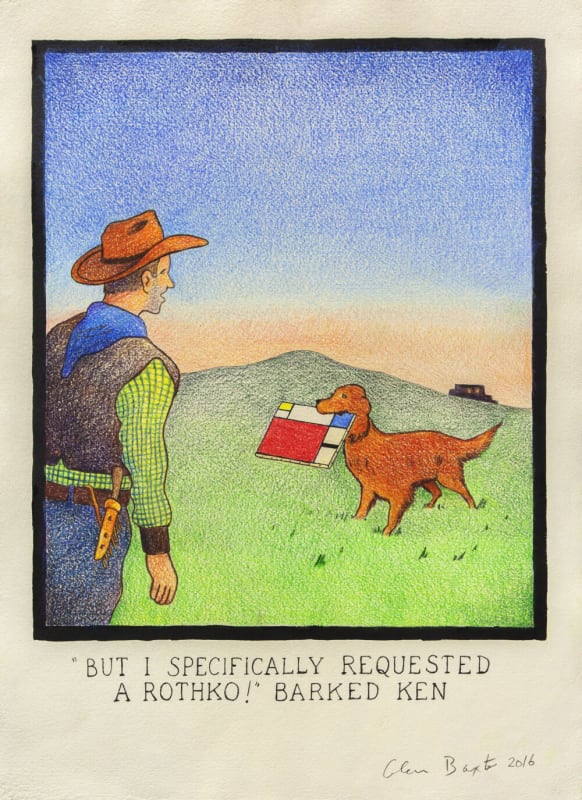 Glen Baxter 'Furtive Loomings' Private View