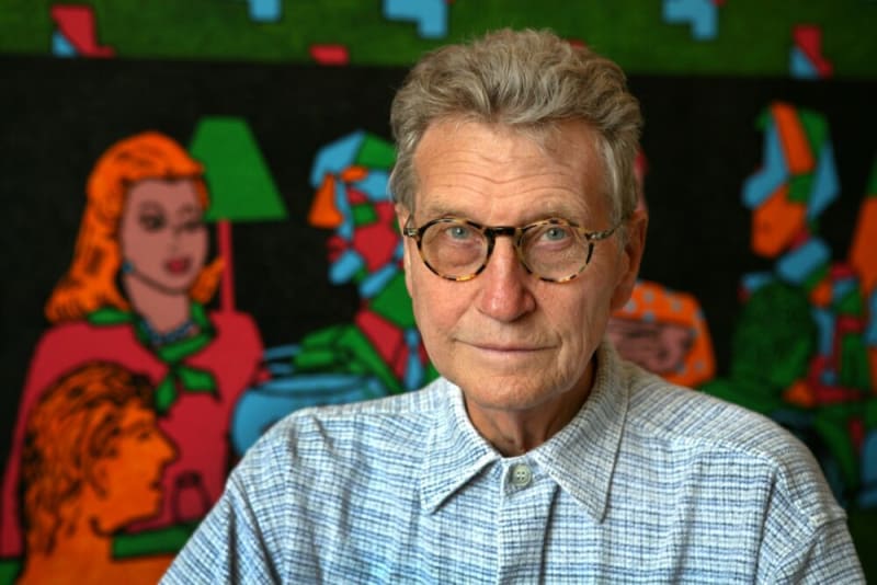 Derek Boshier featured on BBC4 programme 'What Do Artists Do All Day?'