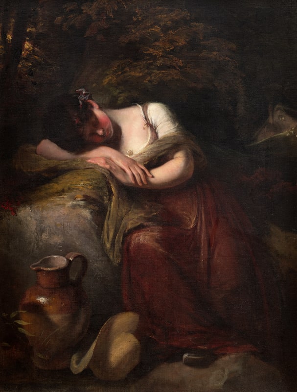 sleeping girl by John Opie
