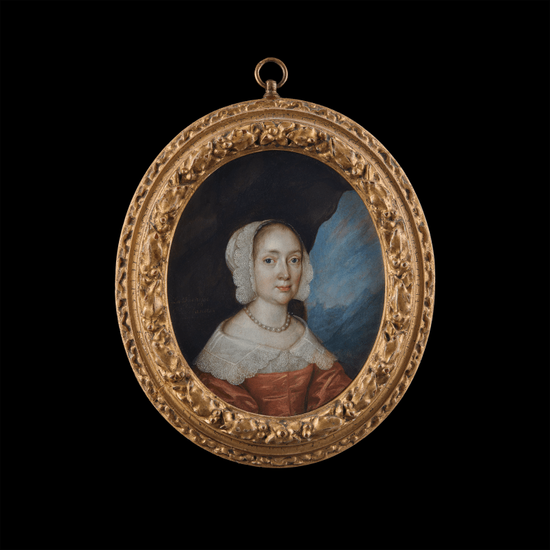 Joan Carlile Miniature Portrait of a Lady