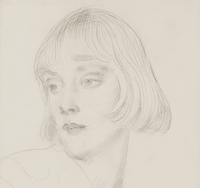 portrait of iris tree by augustus john