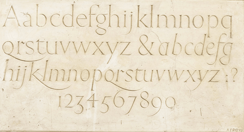 Eric Gill 1909 Typeface Crop