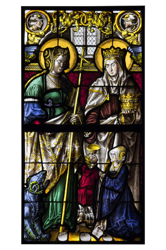 Saint Margaret and Saint Elizabeth presenting a donor