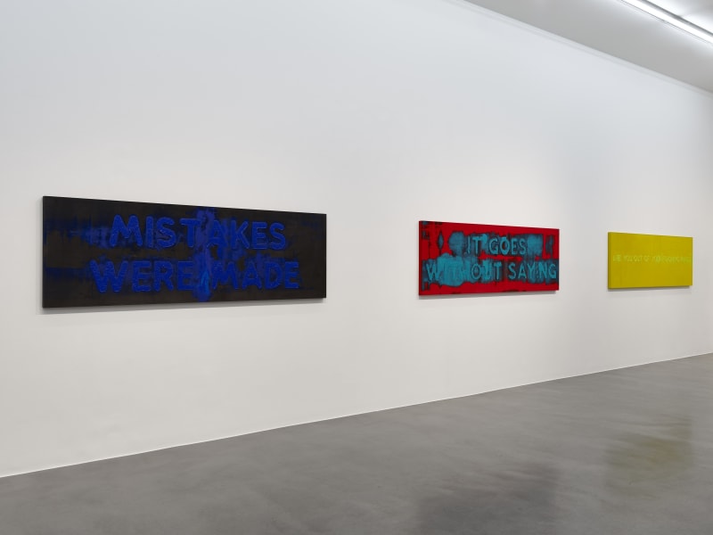 Mel Bochner Exasperations Simon Lee