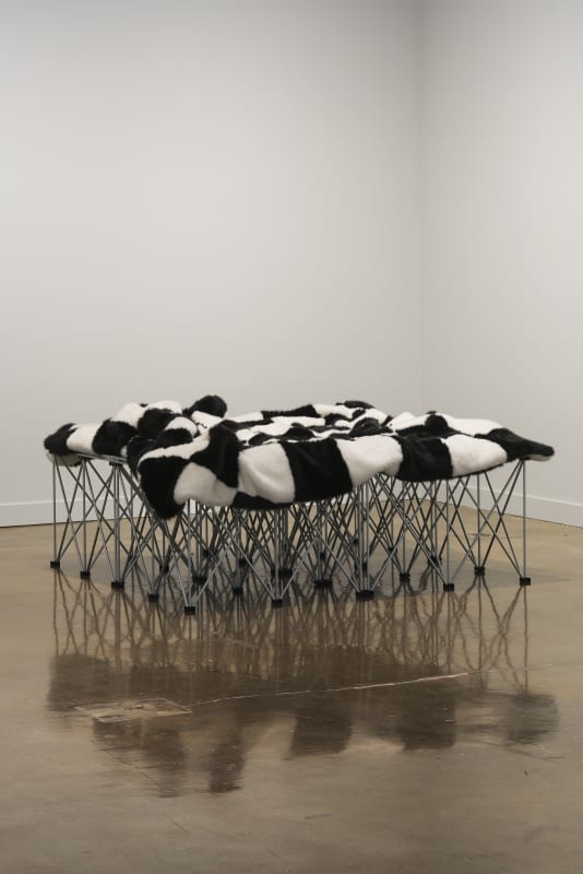 Artwork: Heimo Zobernig: Chess Painting, 2015 MIT List Visual Arts Center Cambridge, MA Photography: Peter Harris Studio For more information please visit the MIT List Visual Arts Center website