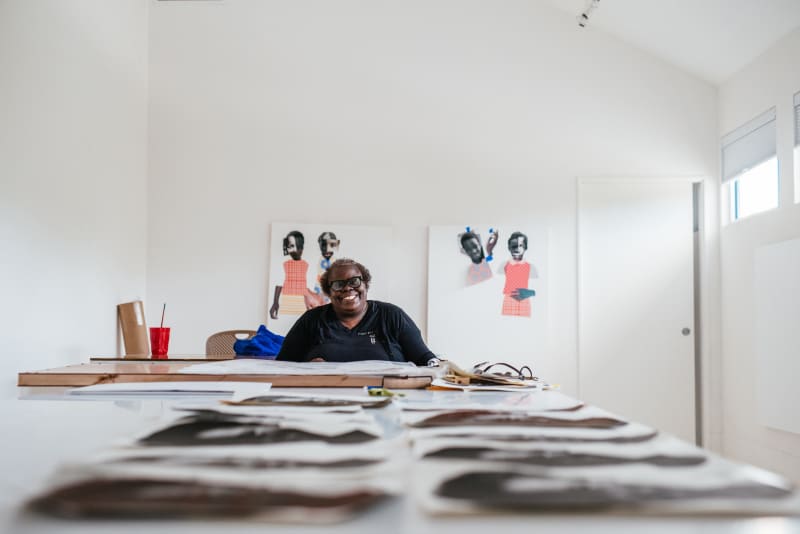 (At Home) on Art and Identity: Artist Talk with Deborah Roberts