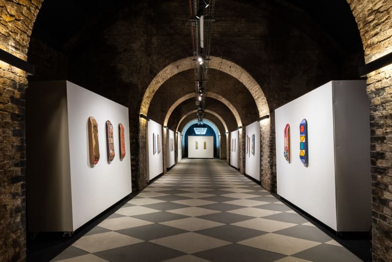 House of Vans London and The Auction Collective combined fine art and skate culture to raise £13,500 for homeless young