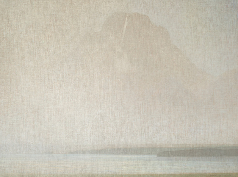 David Grossmann, Mt. Moran Through Rain