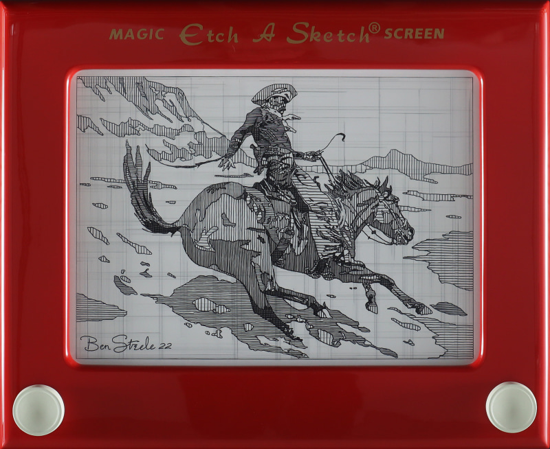 Ben Steele, Cowboy Sketching
