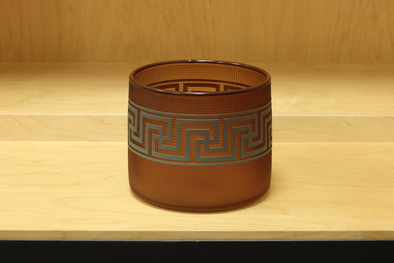 Preston Singletary, Tlingit Berry Basket:#B18-37:Tea/Dark Maroon Lip