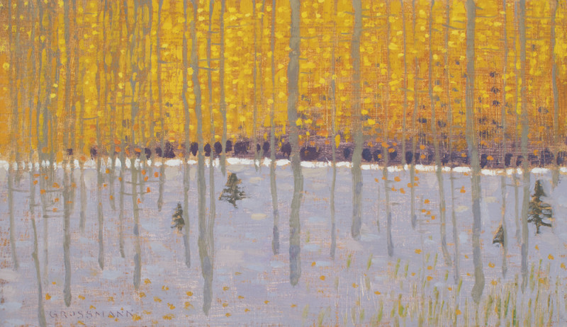 David Grossmann, Orange Leaves and First Snow