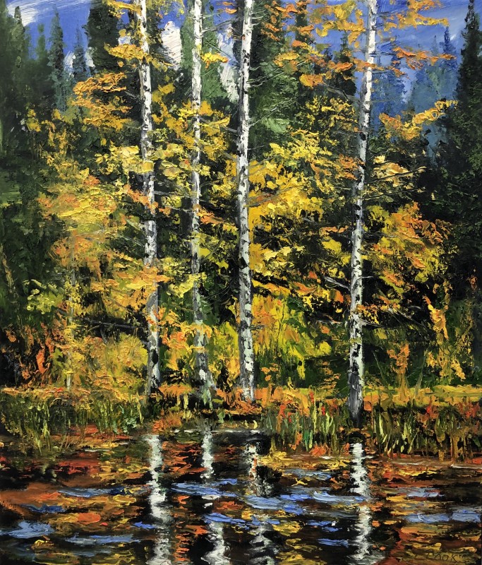 James Pringle Cook, Four Aspen