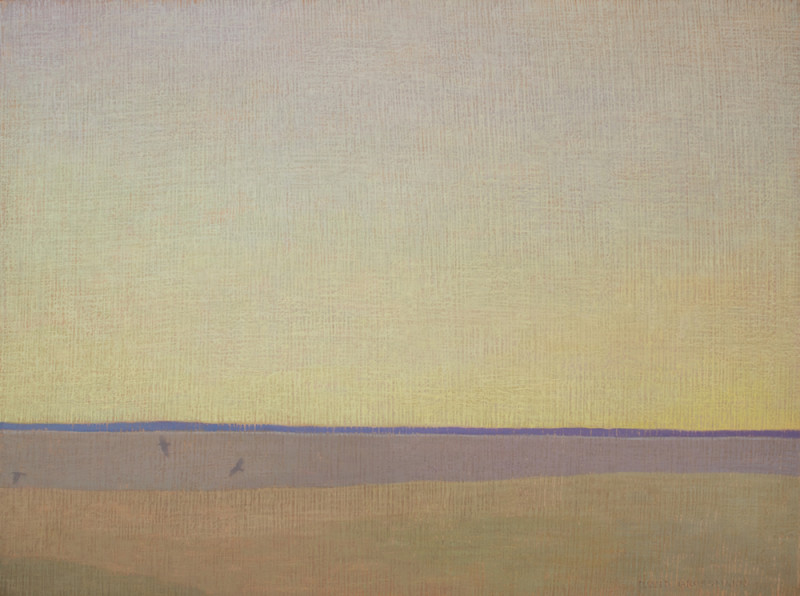 David Grossmann, Three Ravens with Blue Horizon