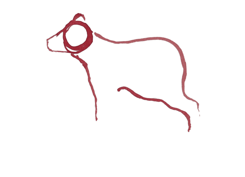 Red Horses by September Vhay, Red Bear 47