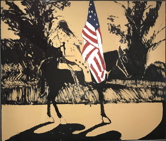 Fritz Scholder, Indian at Crow Fair #2/20, 1974