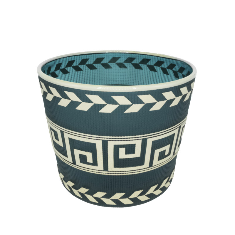 Preston Singletary, Tlingit Shelf Basket: #B19-51 Teal/Light Olive