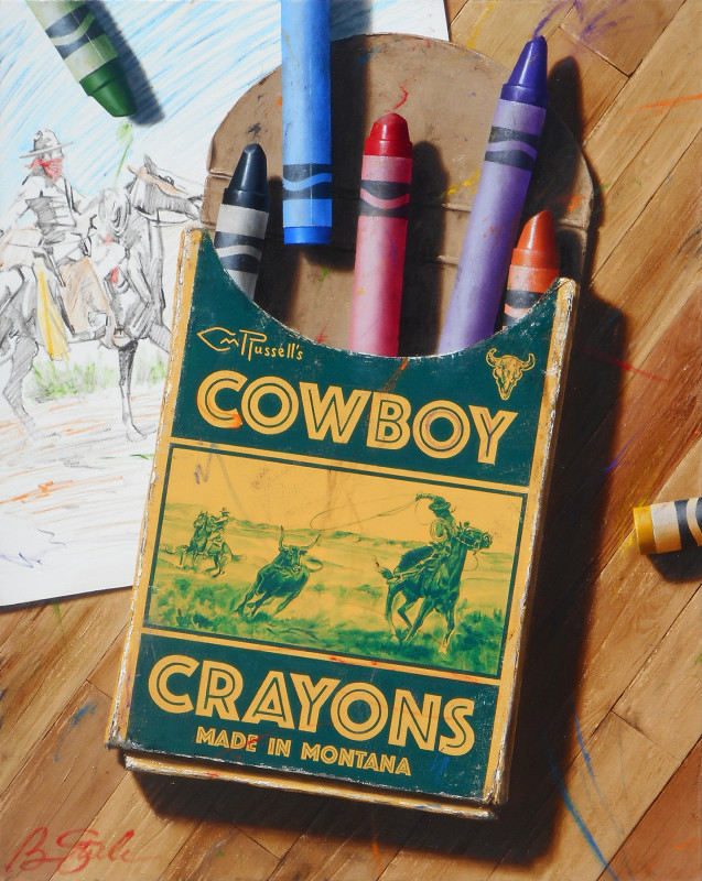 Ben Steele, CM Russell's Cowboy Crayons