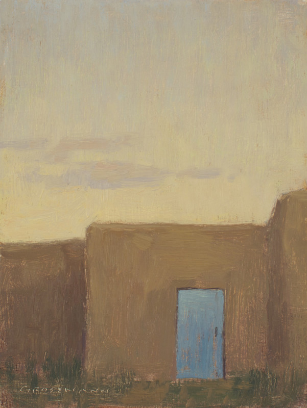 David Grossmann, Taos Door at Dusk