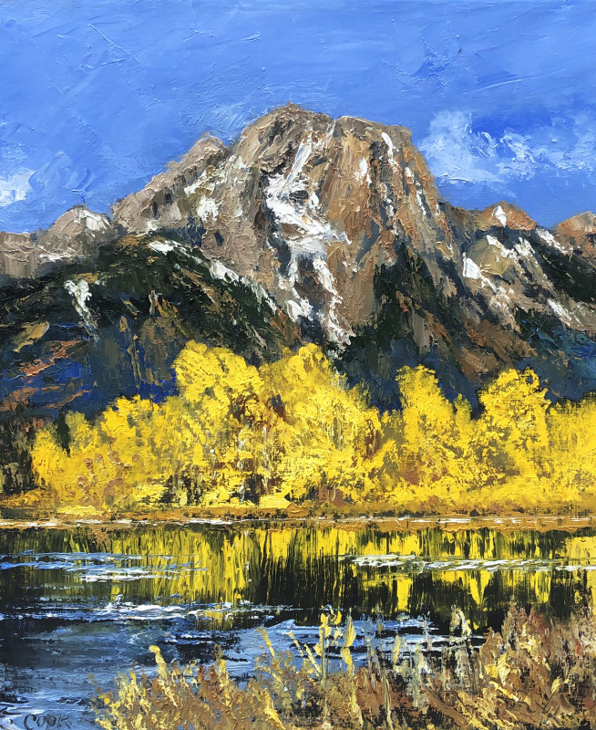 James Pringle Cook, Mt. Moran Study #1