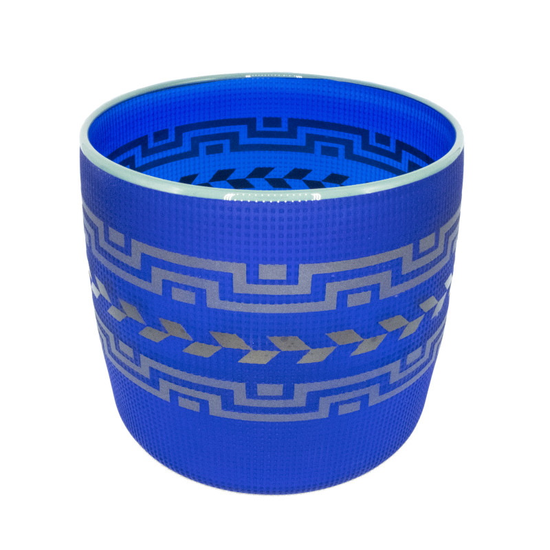 Preston Singletary, Tlingit Shelf Basket: #B19-53 Cobalt/Blue