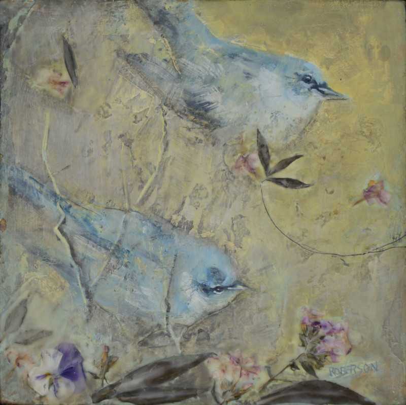 Mary Roberson, Cerulean Warbler Composition