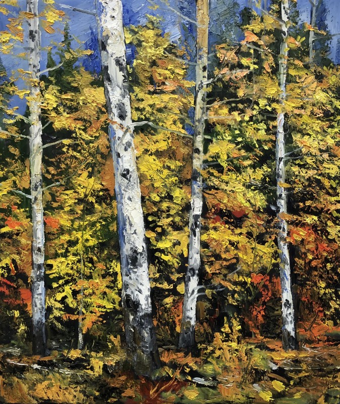 James Pringle Cook - Mt. Lemmon- Aspen