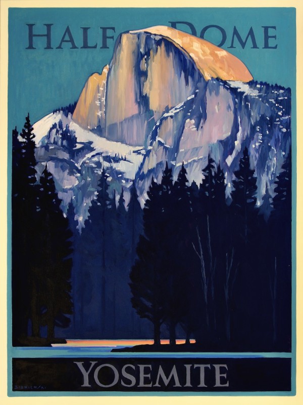 Dennis Ziemienski, Half Dome, Yosemite