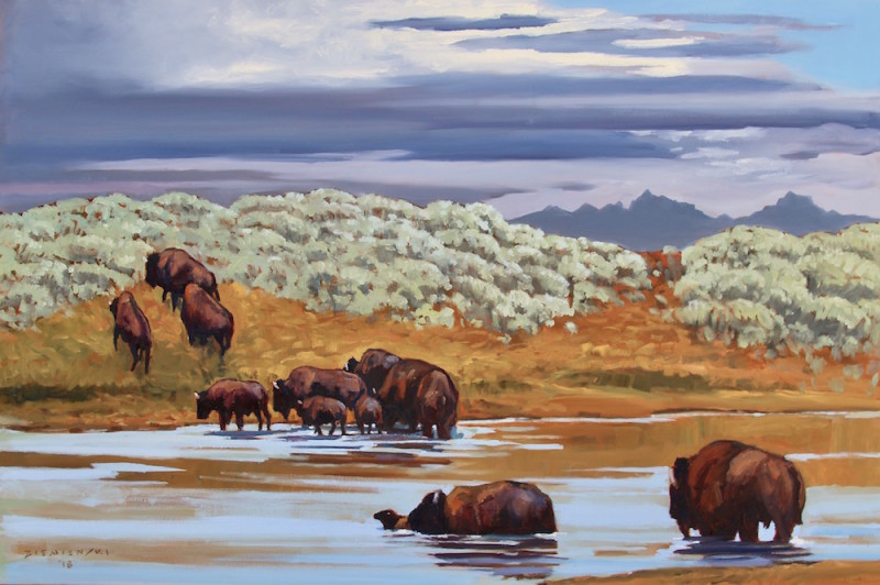 Dennis Ziemienski, Crossing the Yellowstone