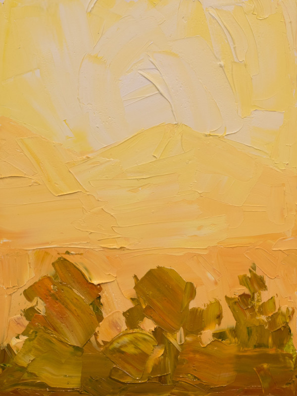 Jivan Lee, Illuminated Ridges 2- Yellow