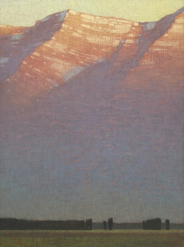 David Grossmann, First Morning Light Above the Valley