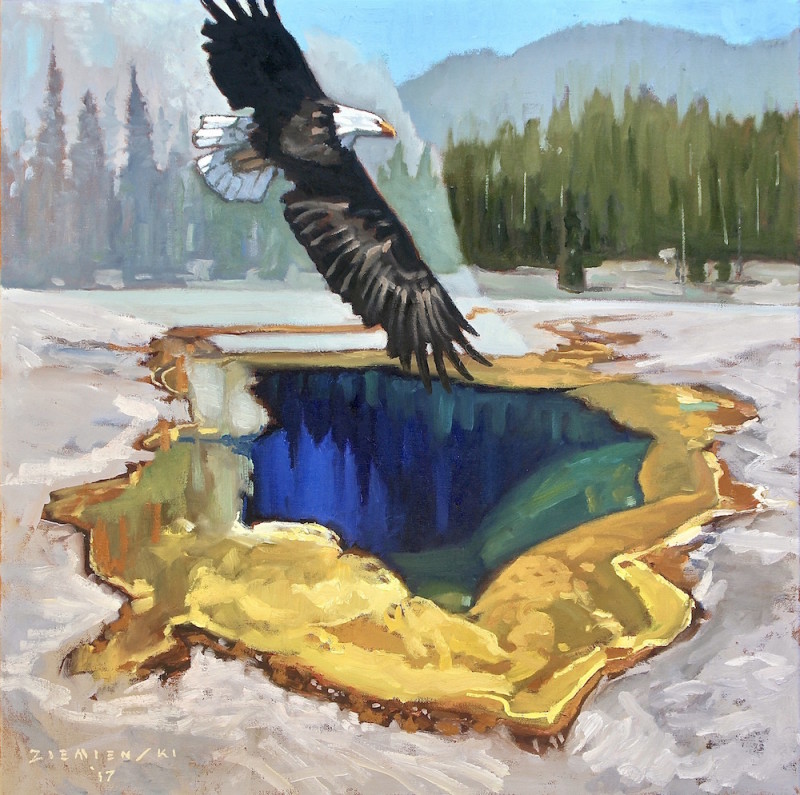 Dennis Ziemienski, Fountain Paint Pot, Yellowstone National Park