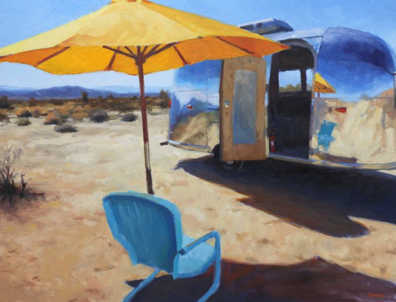 Timothy Horn, Yellow Brella, Blue Chair