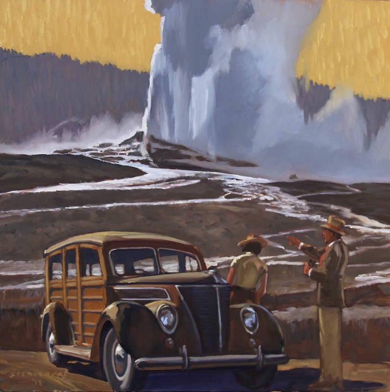 Dennis Ziemienski, Yellowstone From the Station Wagon