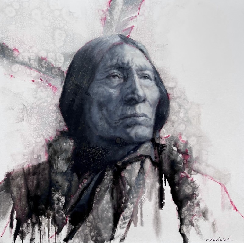 David Frederick Riley, Wolf Robe in Red