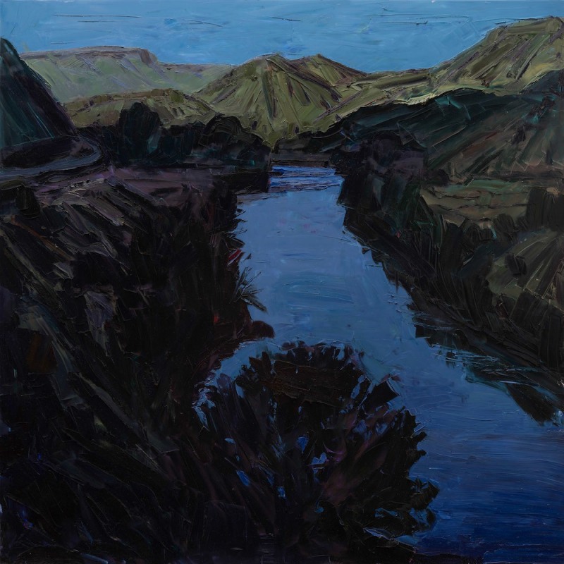 Jivan Lee, Downstream Tree- Spring #5 (Moonrise)