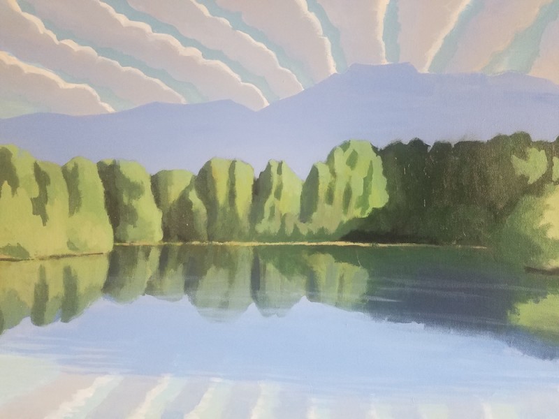 Travis Walker, Swan Pond Clouds