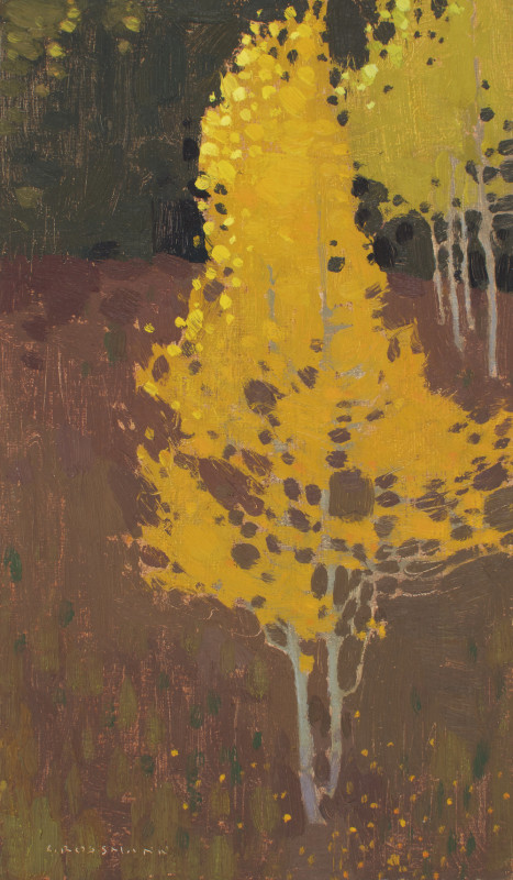 David Grossmann, Bright Trees and Brown Hillside
