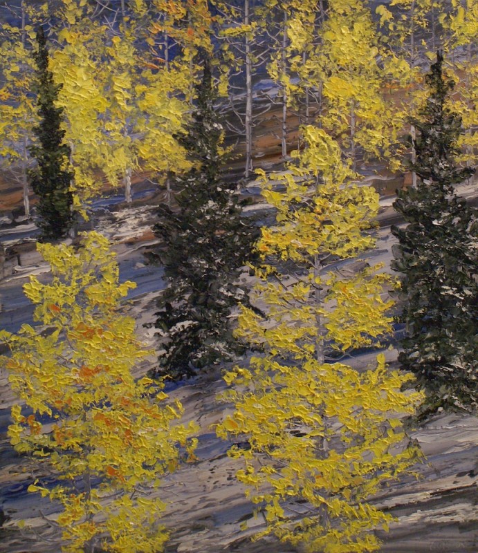 James Pringle Cook, Cloudcroft Autumn Snow #2