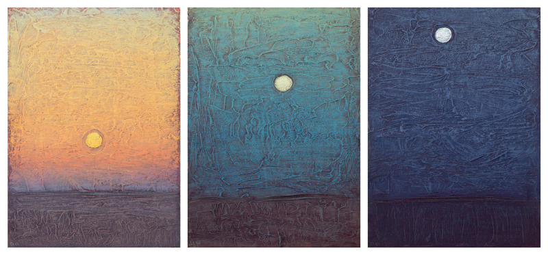 David Grossmann, Rising Moon- Penumbra, Twilight, Night